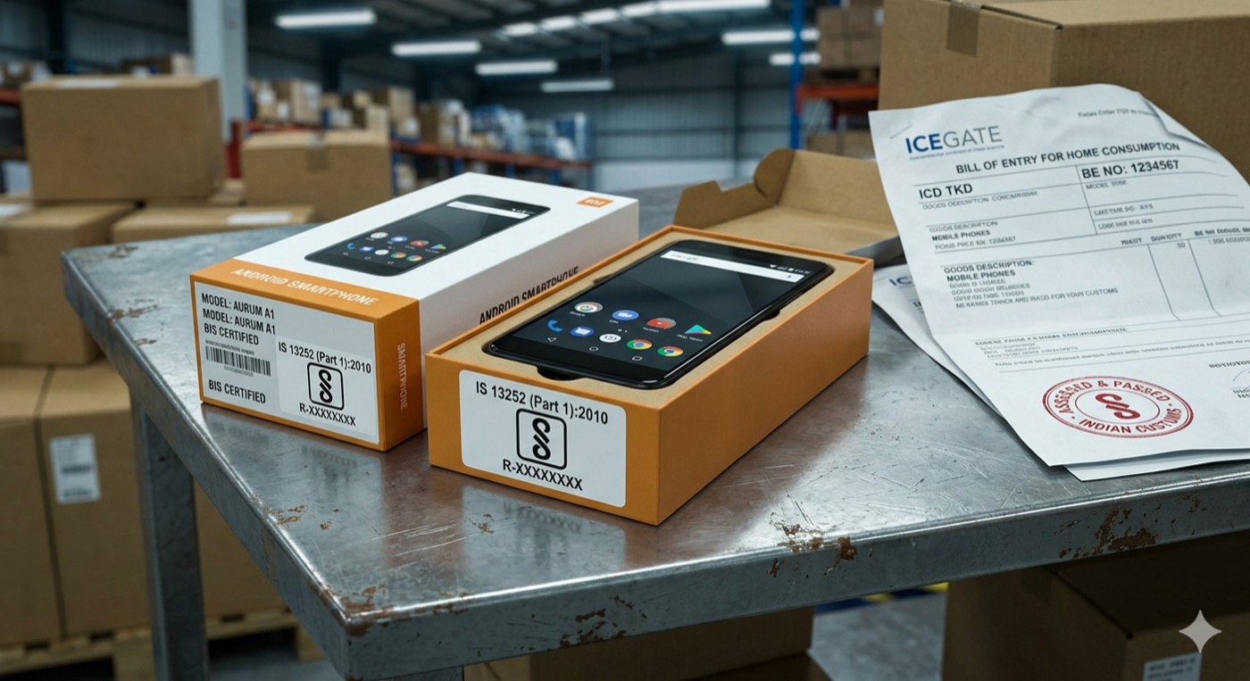 Electronics and IT hardware customs clearance — BIS CRS, WPC ETA, India import